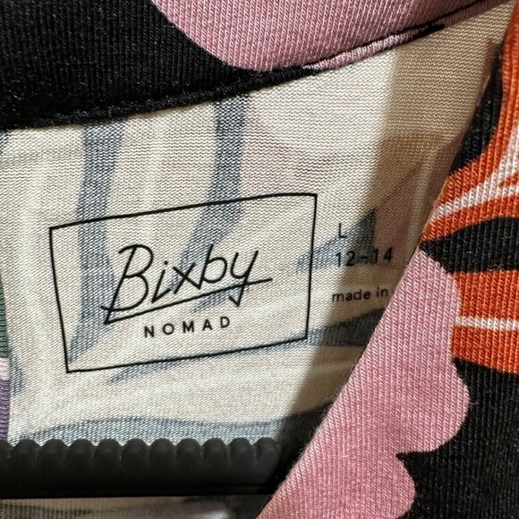 Stitch Fix Bixby Nomad NWT Big Girl’s Size L (12/14) Tropical Floral Maxi Dress - Picture 5 of 7